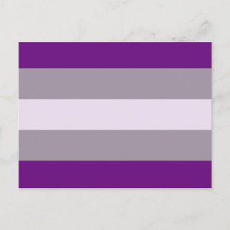 Greysexual Pride Flag Postcard