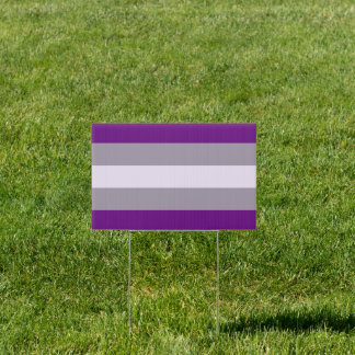 Greysexual Pride Sign