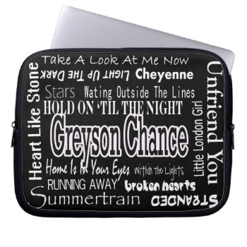 Greyson Chance Laptop Case by TeenMusicMerch at Zazzle