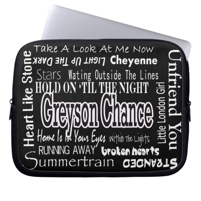 Greyson Chance Laptop Case (Front)