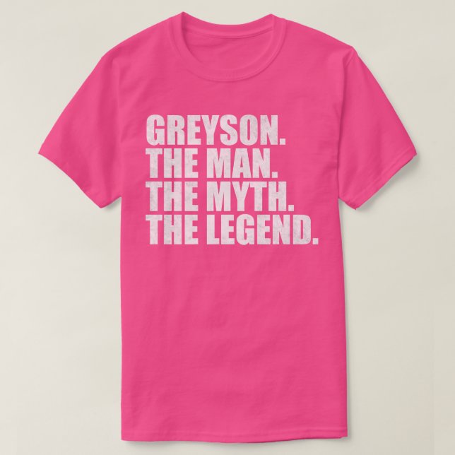 GreysonGreyson Name Greyson given name T-Shirt (Design Front)