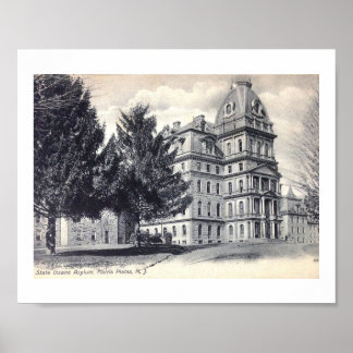 Greystone Insane Asylum, Morris Plains, New Jersey Poster