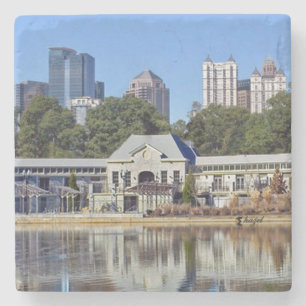 Greystone Piedmont Park Atlanta Marble Coaster
