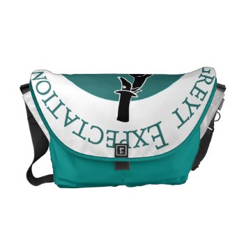 Greyt Expectations Greyhound Rescue Messenger Bag by PipsShop at Zazzle