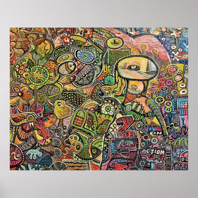 GRFAFITTI-MY WORLD POSTER (Front)