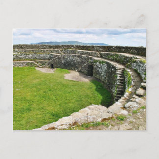 Griahan Of Aileach Stone Fort Postcard