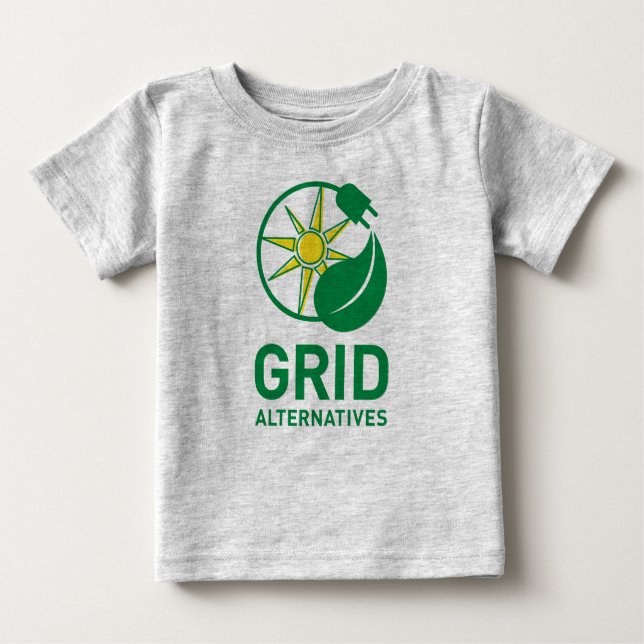 GRID Alternatives Onsie Baby T-Shirt (Front)