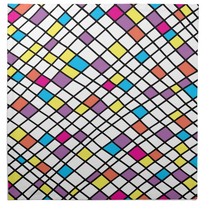 Grid Cloth Napkin