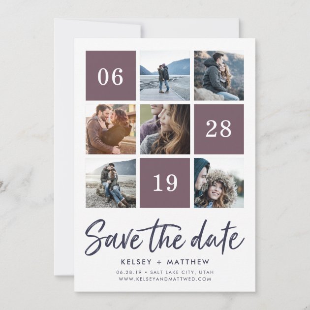Grid Collage | Photo Save The Date