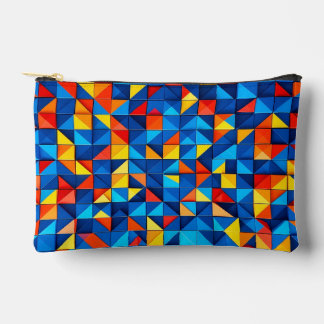 Grid Fragments Accessory Pouch