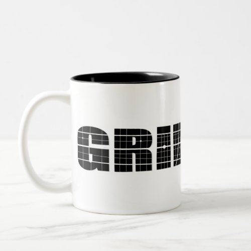 Grid Life Two_Tone Coffee Mug