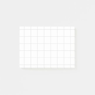 “Grid of graph paper” – Minimalist grid Post-it Notes