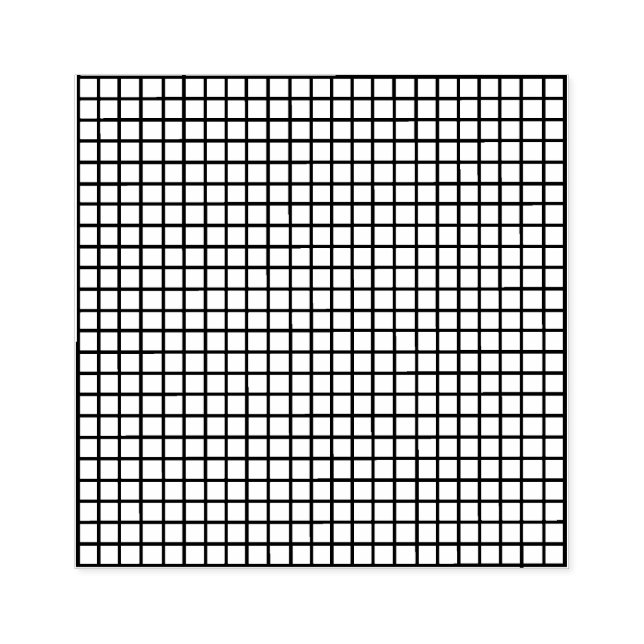 Grid Rubber Stamp (Imprint)