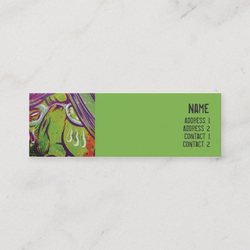 Customizable Grid - Skinny Business Cards