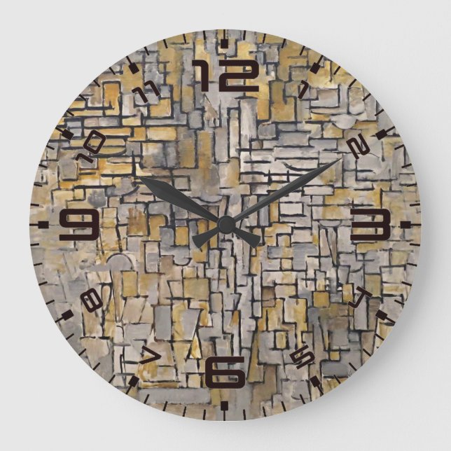 Grid Time Large Clock (Front)