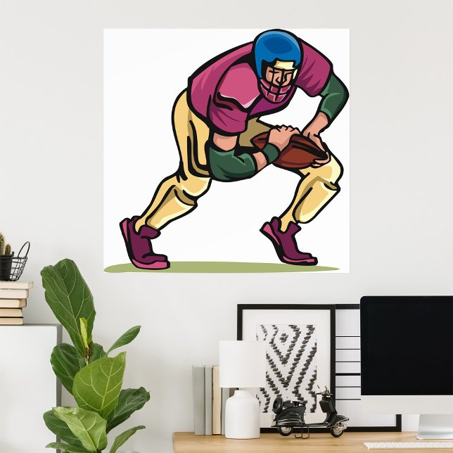 Gridiron Football Player Poster (Creator Uploaded)