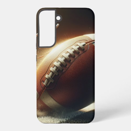 Gridiron Glory Realistic Football Design Samsung Galaxy S22 Case