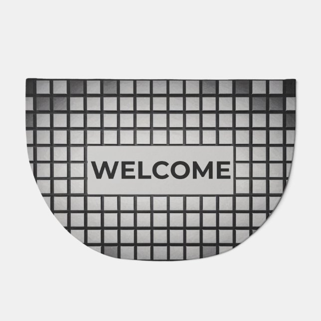 Gridline Welcome Doormat (Front)