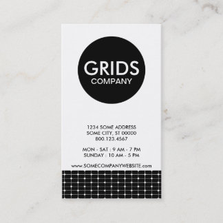 grids company business card