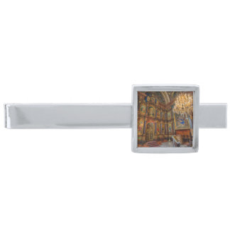 Griechenkirche zur Heiligen Dreifaltigkeit Silver Finish Tie Clip