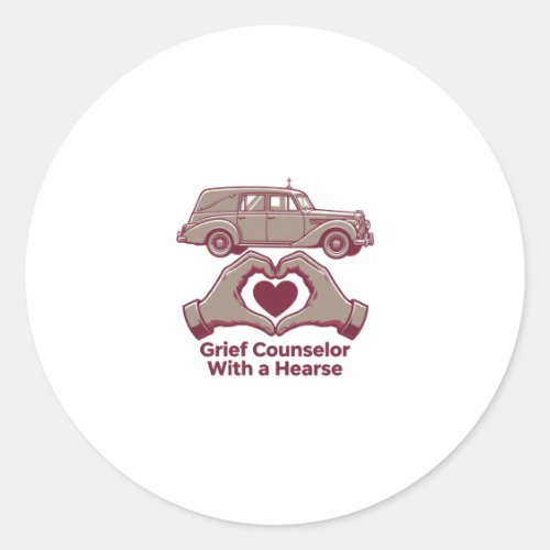Grief Counselor With a Hearse Sticker