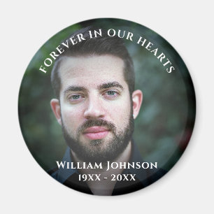 Grief Remembrance Celebration Of Life Custom Photo Magnet