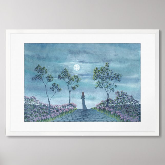 Grief. The Light Left Behind. Framed Art (Framed Front)