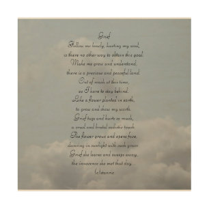 GRIEF WOOD WALL ART