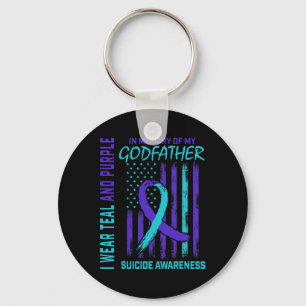 Grieving Gifts Loss Of Godfather Suicide Awareness Keychain