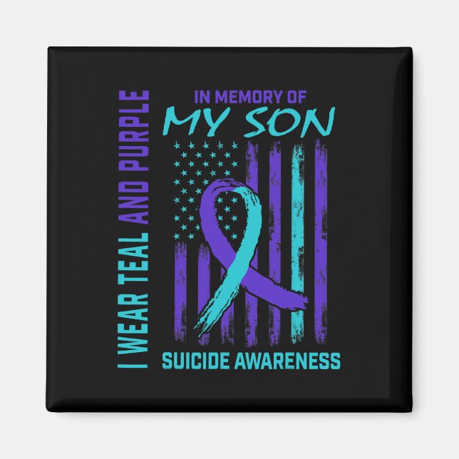 Grieving Gifts Loss Of Son Suicide Awareness Ameri Magnet (Front)