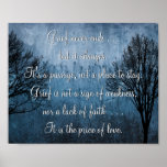 Grieving Loss of a Loved One Poster