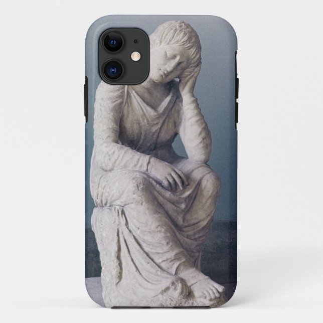 Grieving maiden, Attic, Greece, c.330 BC (stone) Case-Mate iPhone Case (Back)