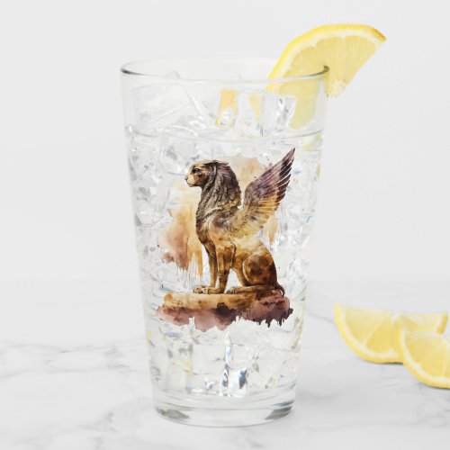 Griffen Gryphon Fantasy Mythical Creature Glass