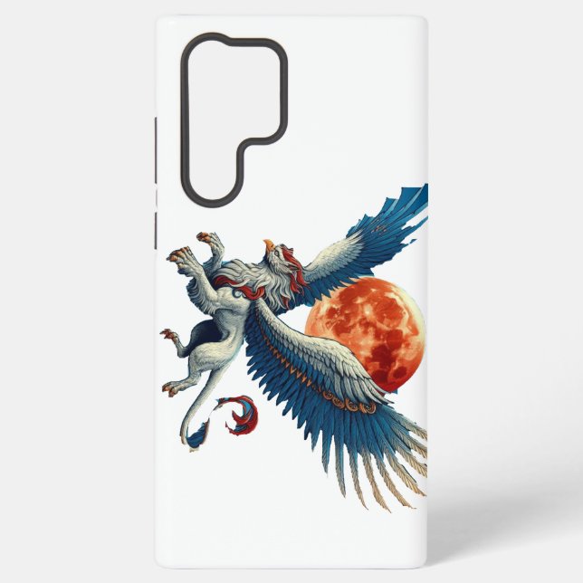 Griffin and Moon Samsung Galaxy Case (Back)