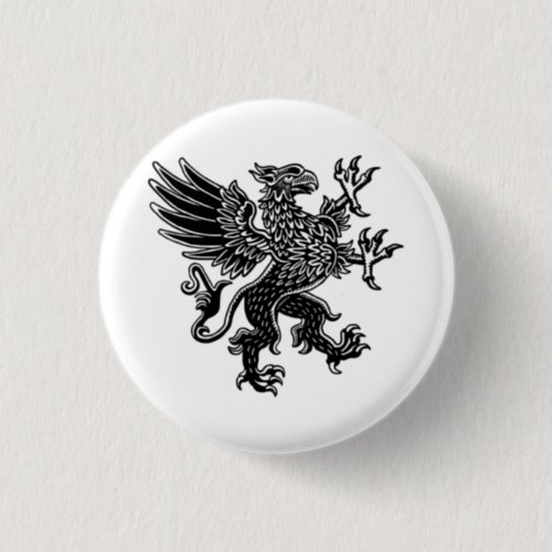 Griffin _ Black and White Button