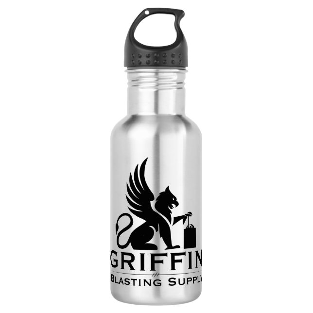 Griffin Blasting Supply Stainless Water Bottle (Front)