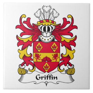 Griffin Family Crest Ceramic Tile