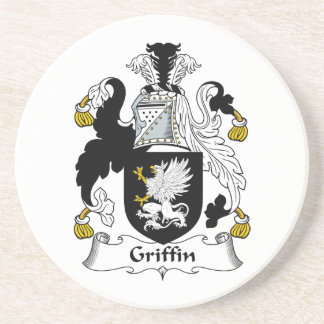 Griffin Family Crest Drink Coaster