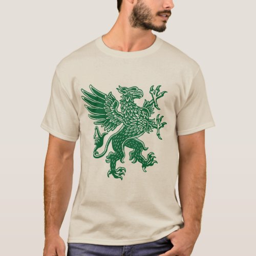 Griffin _ Forest Green T_Shirt