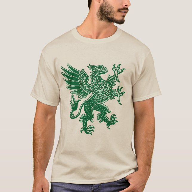 Griffin - Forest Green T-Shirt (Front)