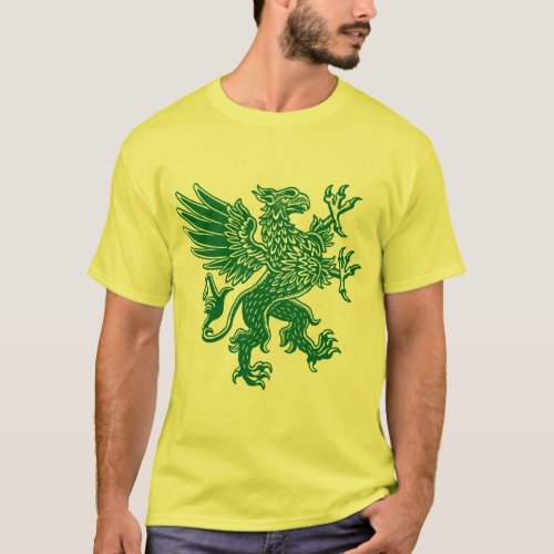 Griffin _ Forest Green T_Shirt