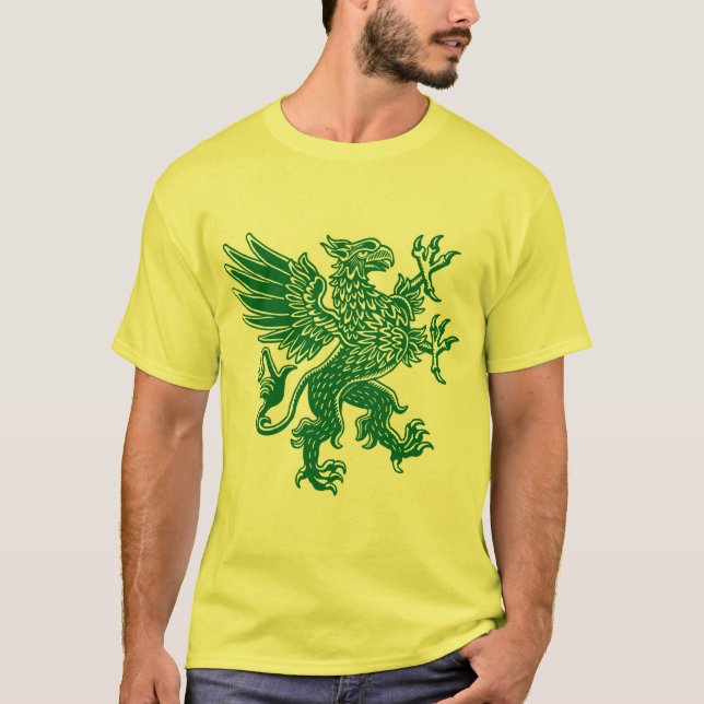 Griffin - Forest Green T-Shirt (Front)
