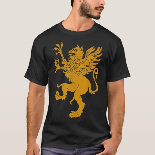 GRIFFIN  Gold Eagle Lion Medieval Bird Welsh T_Shirt