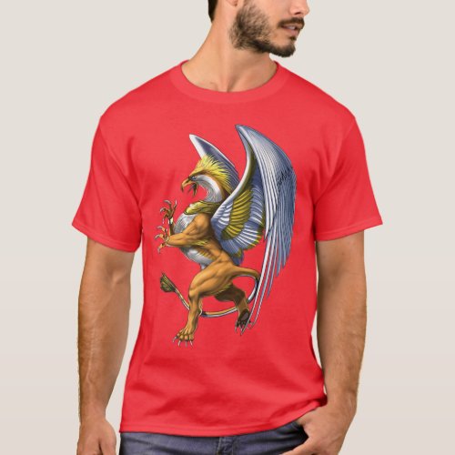 Griffin Greek Mythology Deity God Ancient Greece M T_Shirt