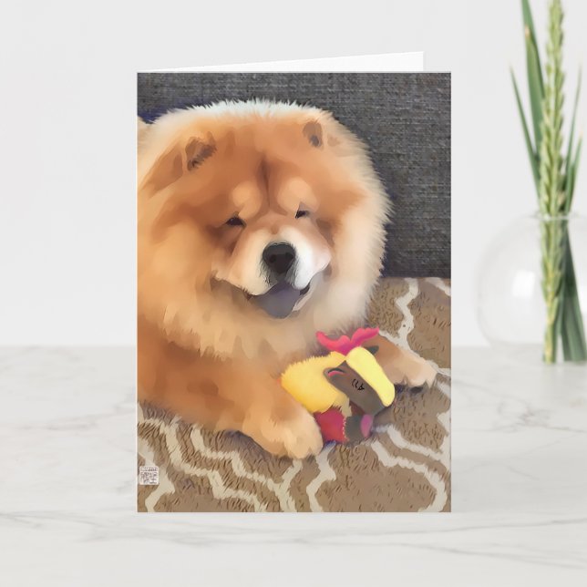 GRIFFIN heARTdog chow Card (Front)
