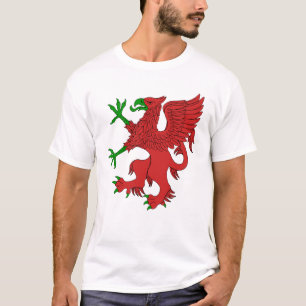 Griffin in Red and Green T-Shirt