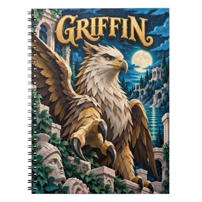 Griffin, Paper Cut Monster Notebook (Front)