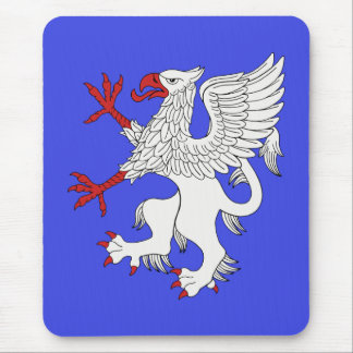 Griffin Rampant Argent Mouse Pad