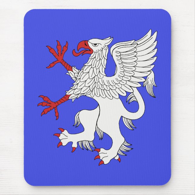 Griffin Rampant Argent Mouse Pad (Front)