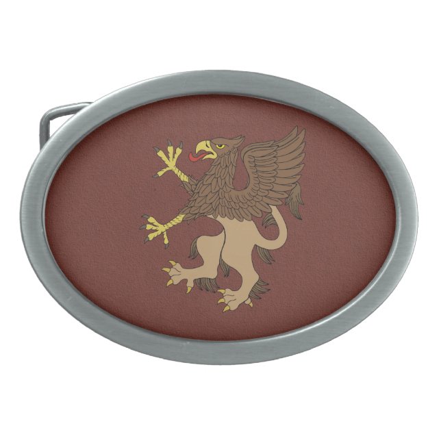 Griffin Rampant Belt Buckle (Front)